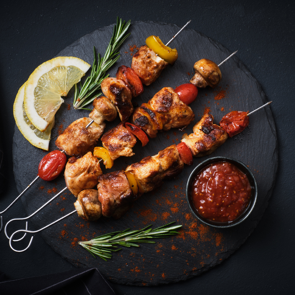 Chicken Barbeque Kebabs Recipe How To Make Chicken Barbeque Kebabs Licious 