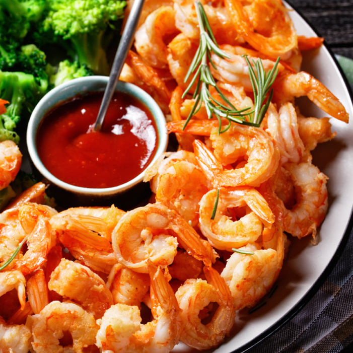 Steamed Prawns With Tomato Aioli Dip - Healthy meal ideas - Blog